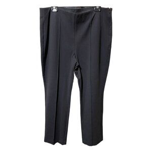 Chico's Black Side‎ Zipper Pants with Seam on Front